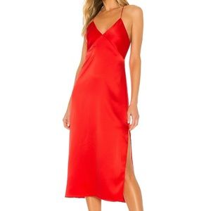 Alice and Olivia Loraine midi slip dress, size 2